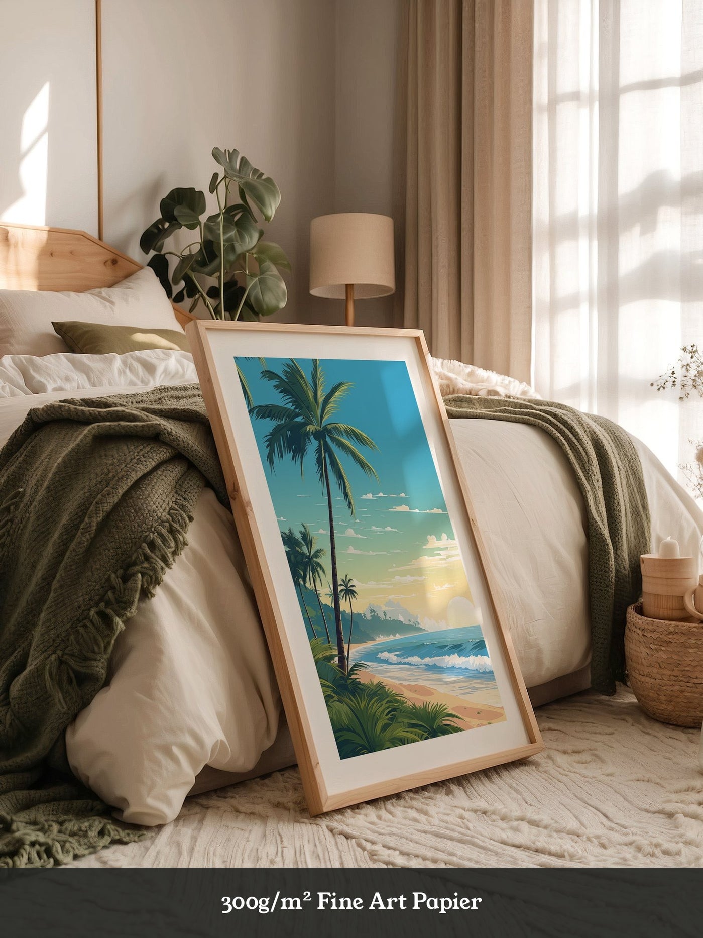 Strand Sonnenaufgang Pastellkunst