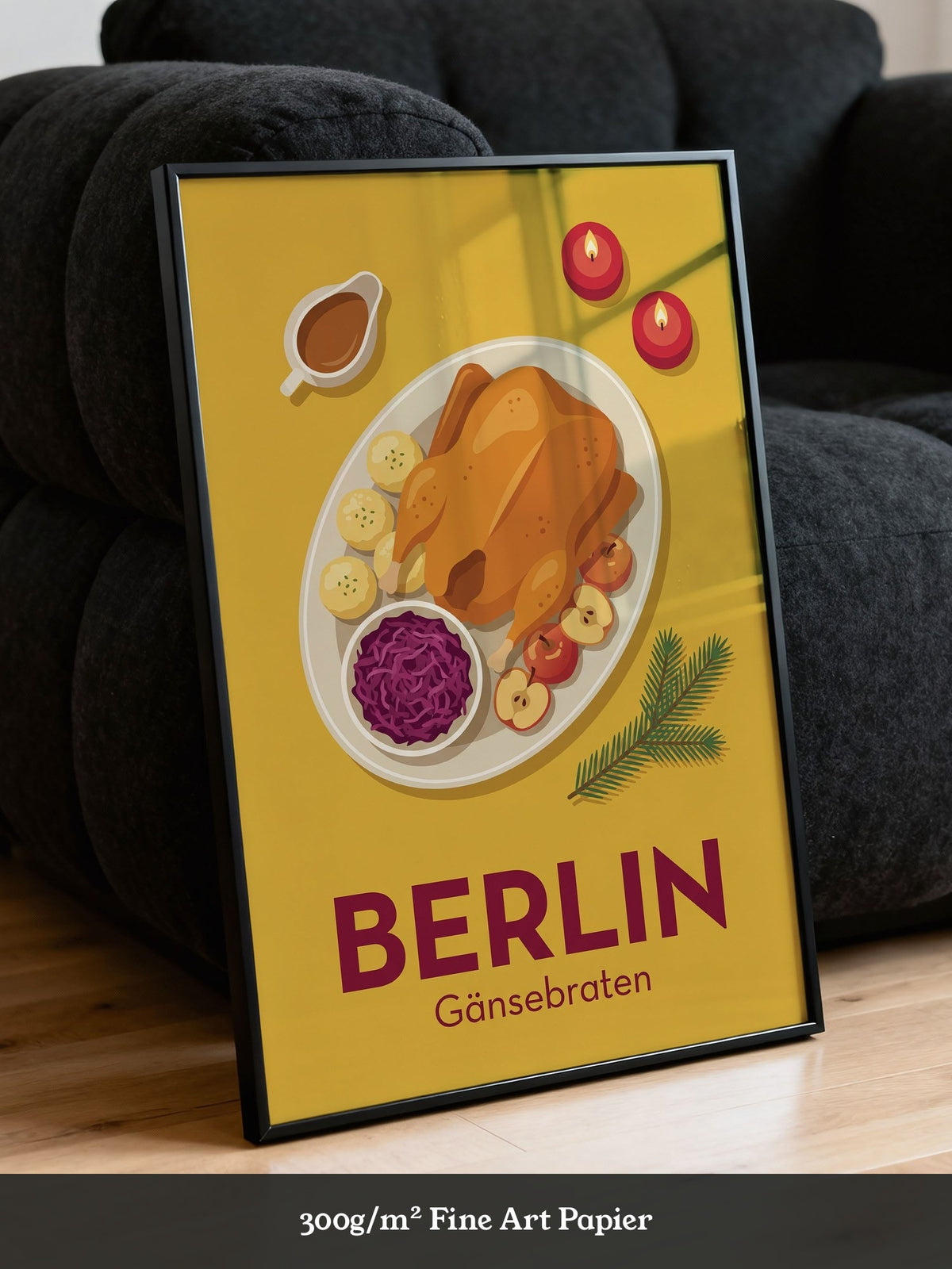 Gänsebraten Festmahl