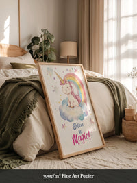 Einhorn Regenbogen Pastellträume