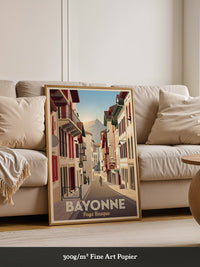 Bayonne Gassen Retro Stil