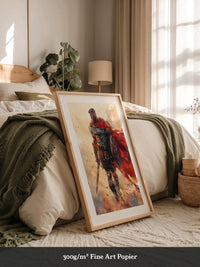 Römischer Krieger Aquarell Stil