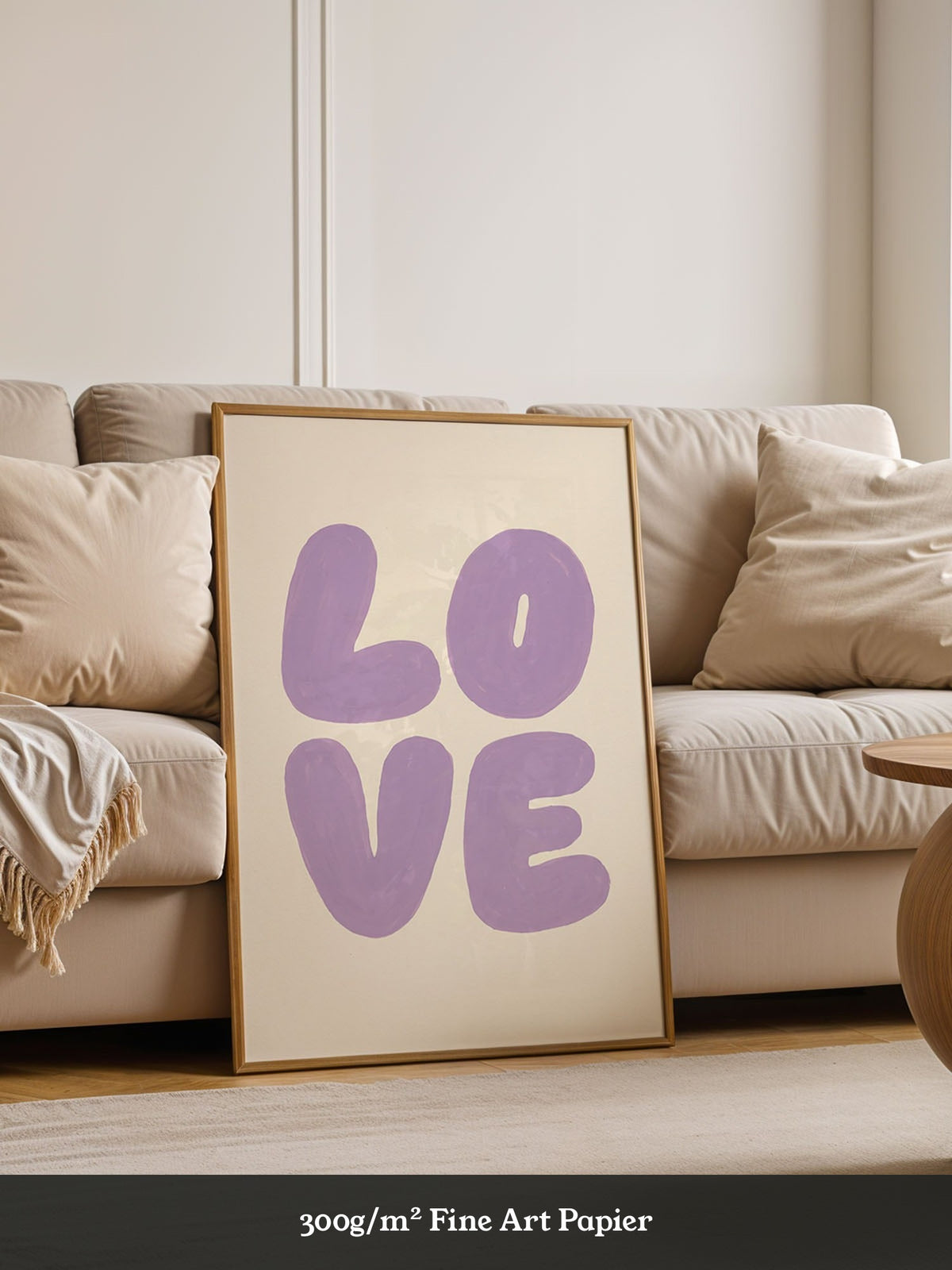 Love Typografie Lila