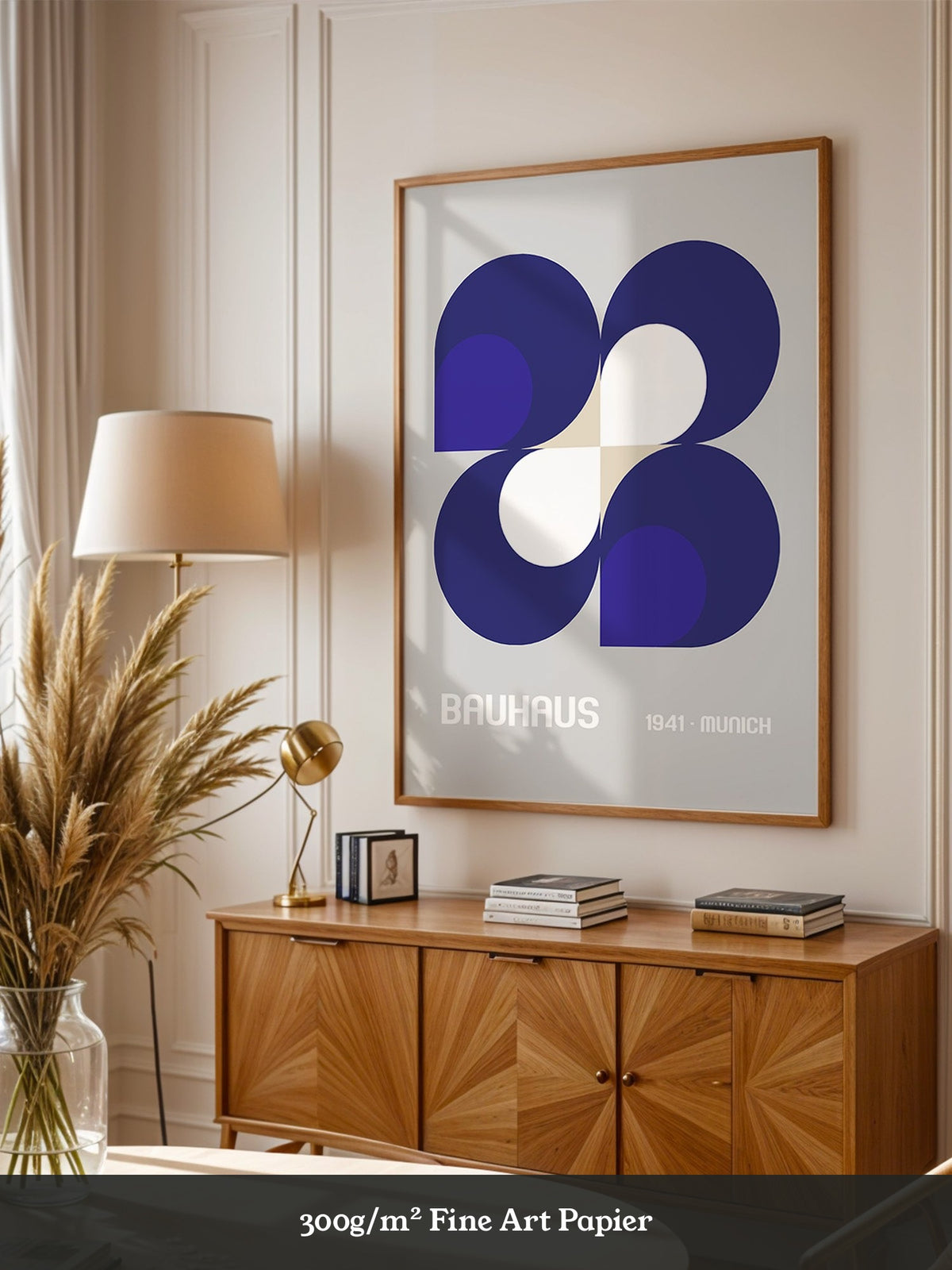 Geometrie Blau Modern