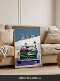 Elfer Cabrio Schneeberge
