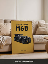 Hispano Suiza Oldtimer Vintage Design
