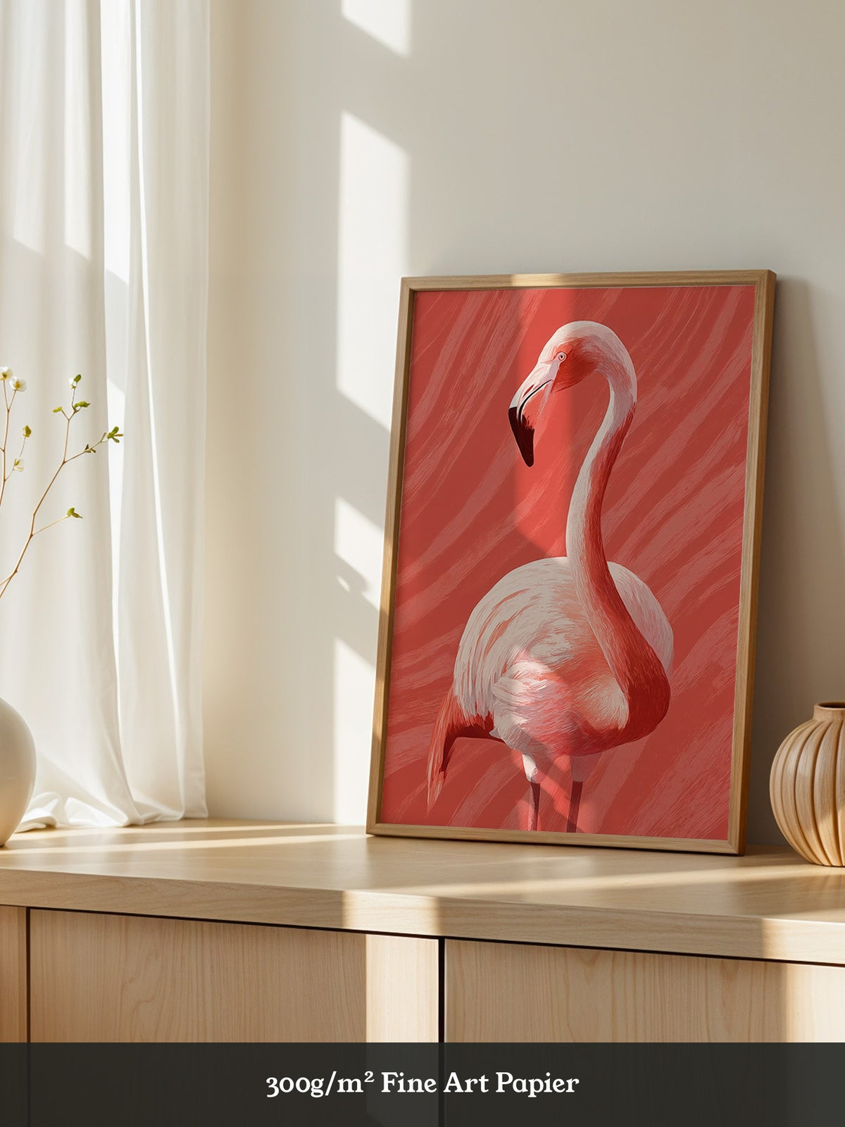 Flamingo Rot Illustration
