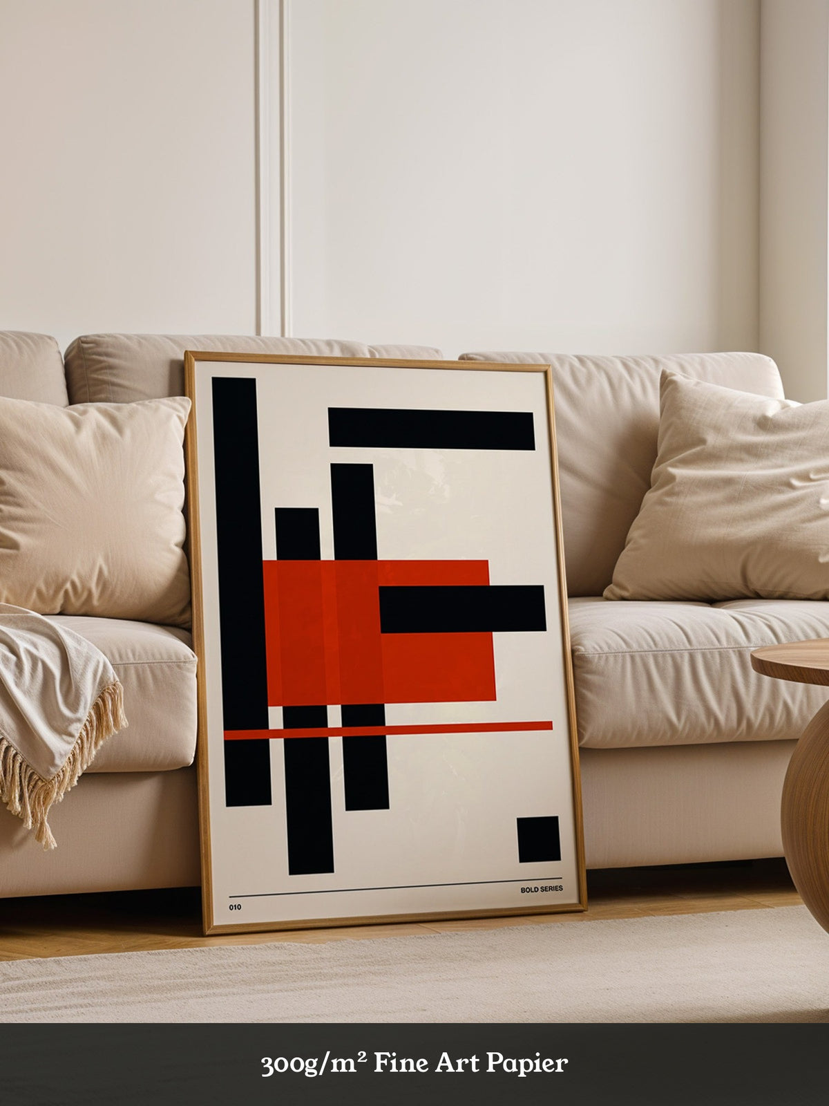 Geometrie Rot Schwarz Kontrast
