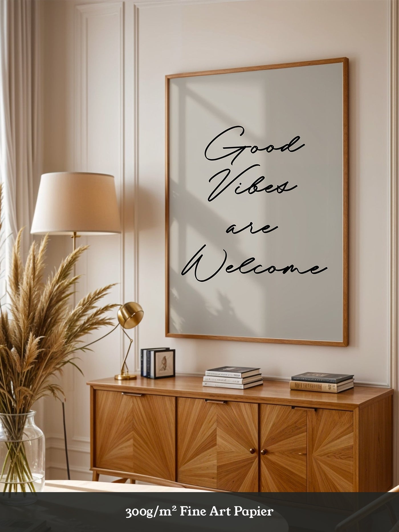 Schriftzug Good Vibes modern