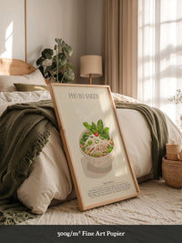 Pho Bo Kräuter Illustration