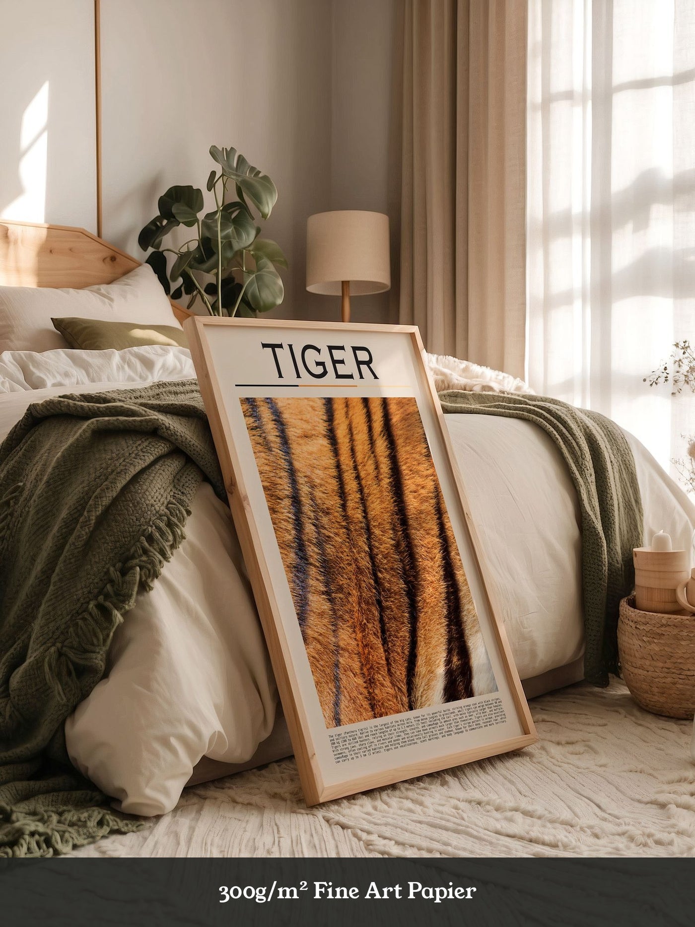 Tigerfell Nahaufnahme Strukturen