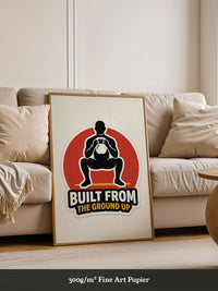 Kettlebell Squat Poster