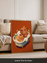 Capybara Badewanne Entspannung