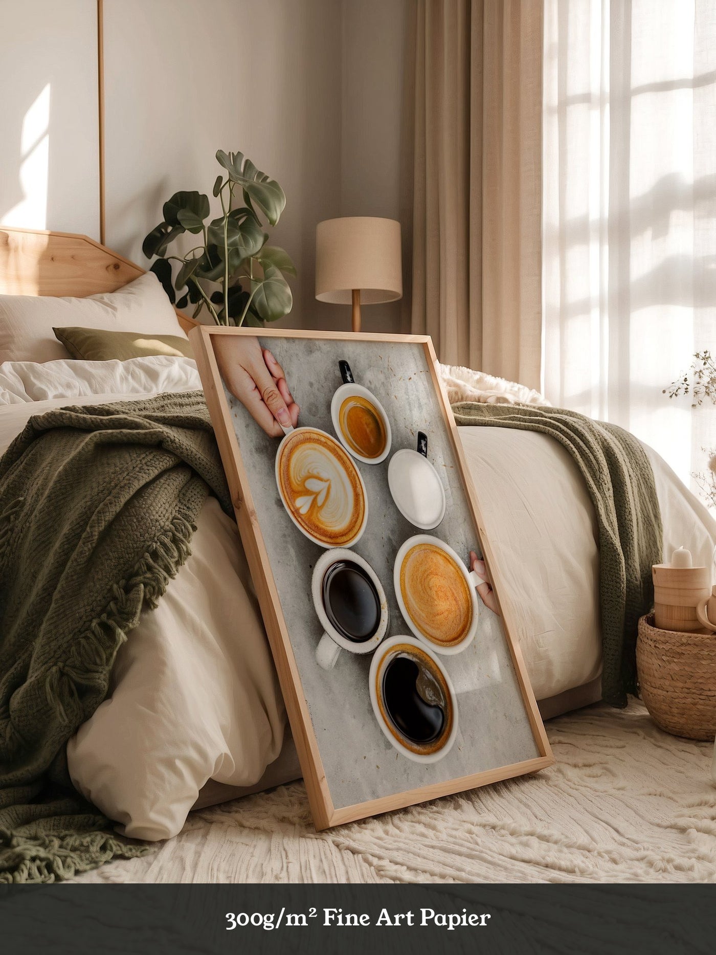Kaffee Vielfalt Draufsicht