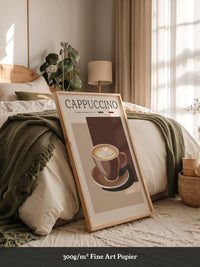 Cappuccino Tasse Retro Look