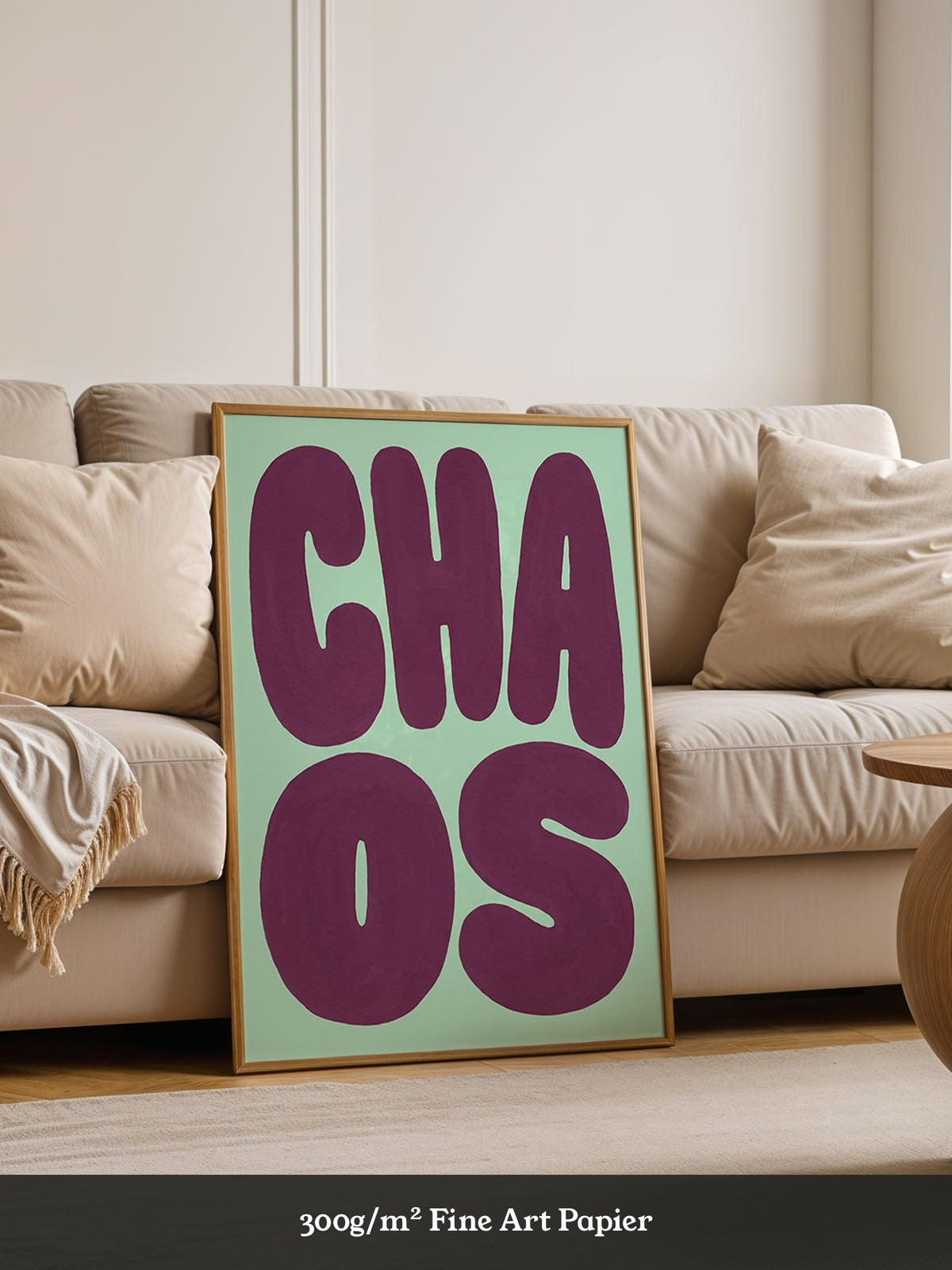 Chill Vibes Poster Minze