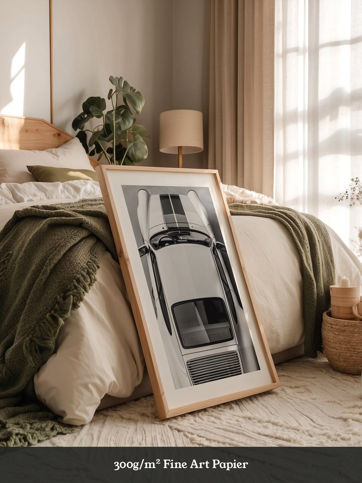 Porsche 911 Draufsicht Weiß