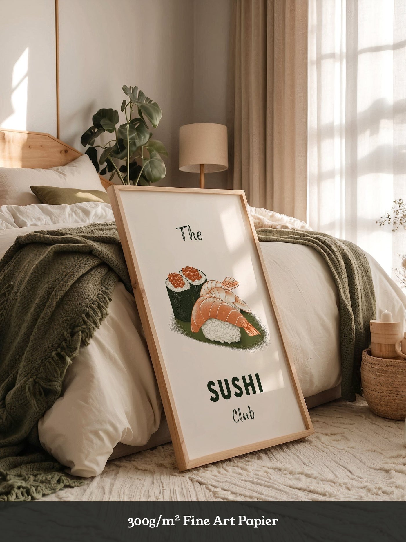 Sushi Komposition Retro Look