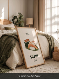 Sushi Komposition Retro Look