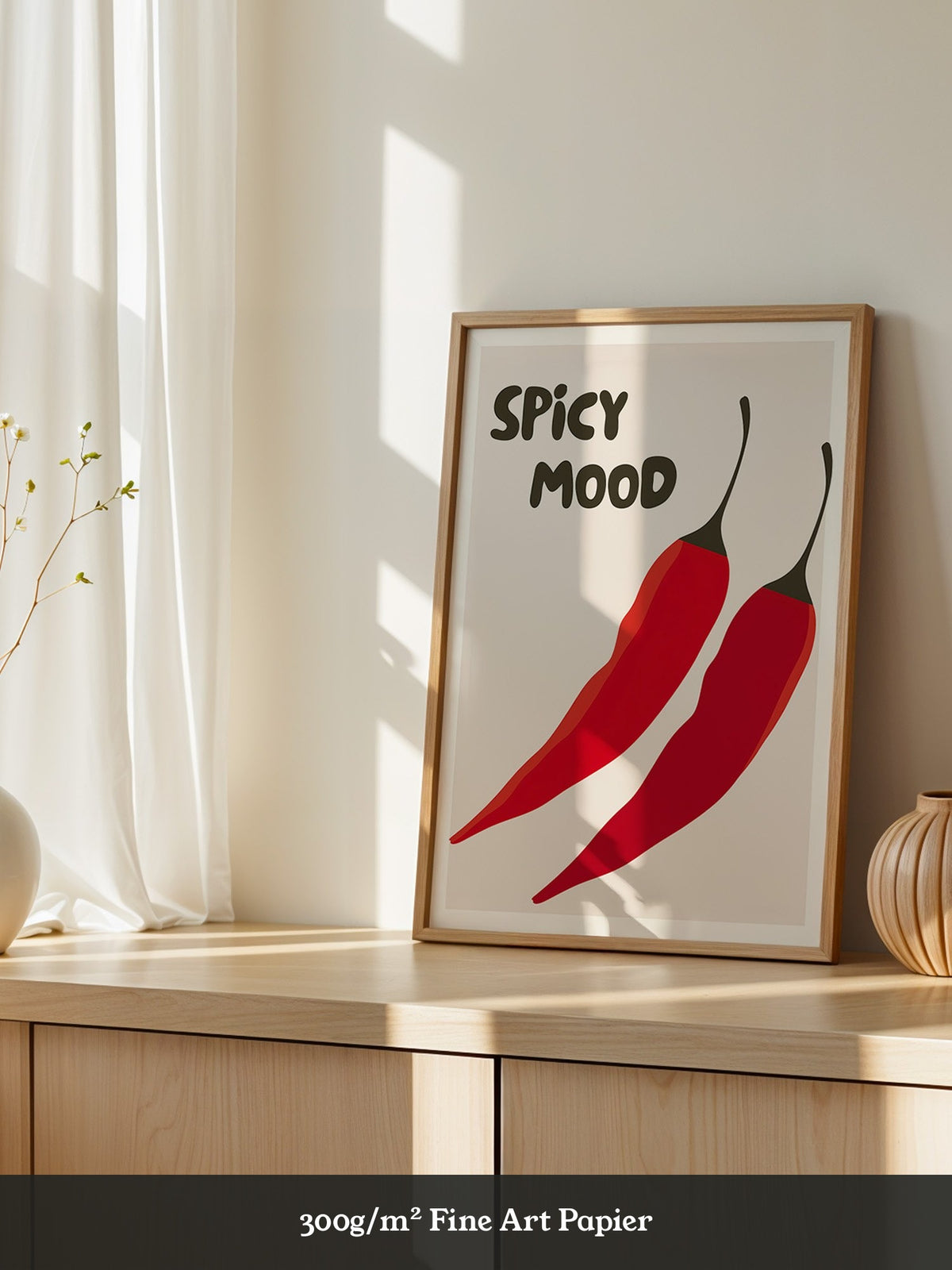 Chilischoten Grafik Rot