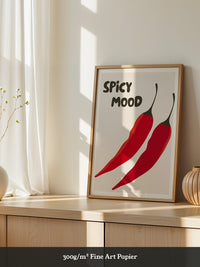 Chilischoten Grafik Rot