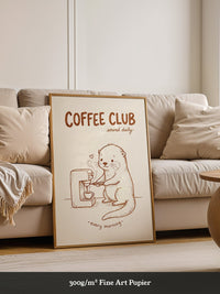 Otter Kaffeezubereitung Herzchen