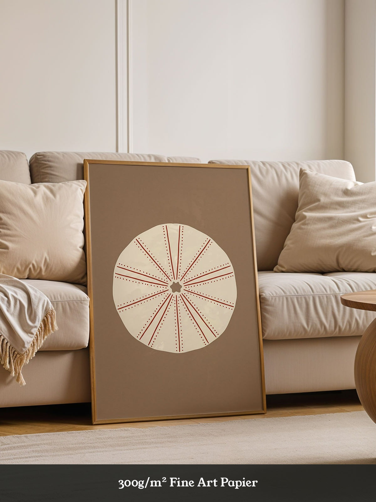 Geometrische Sonne Minimalistisch