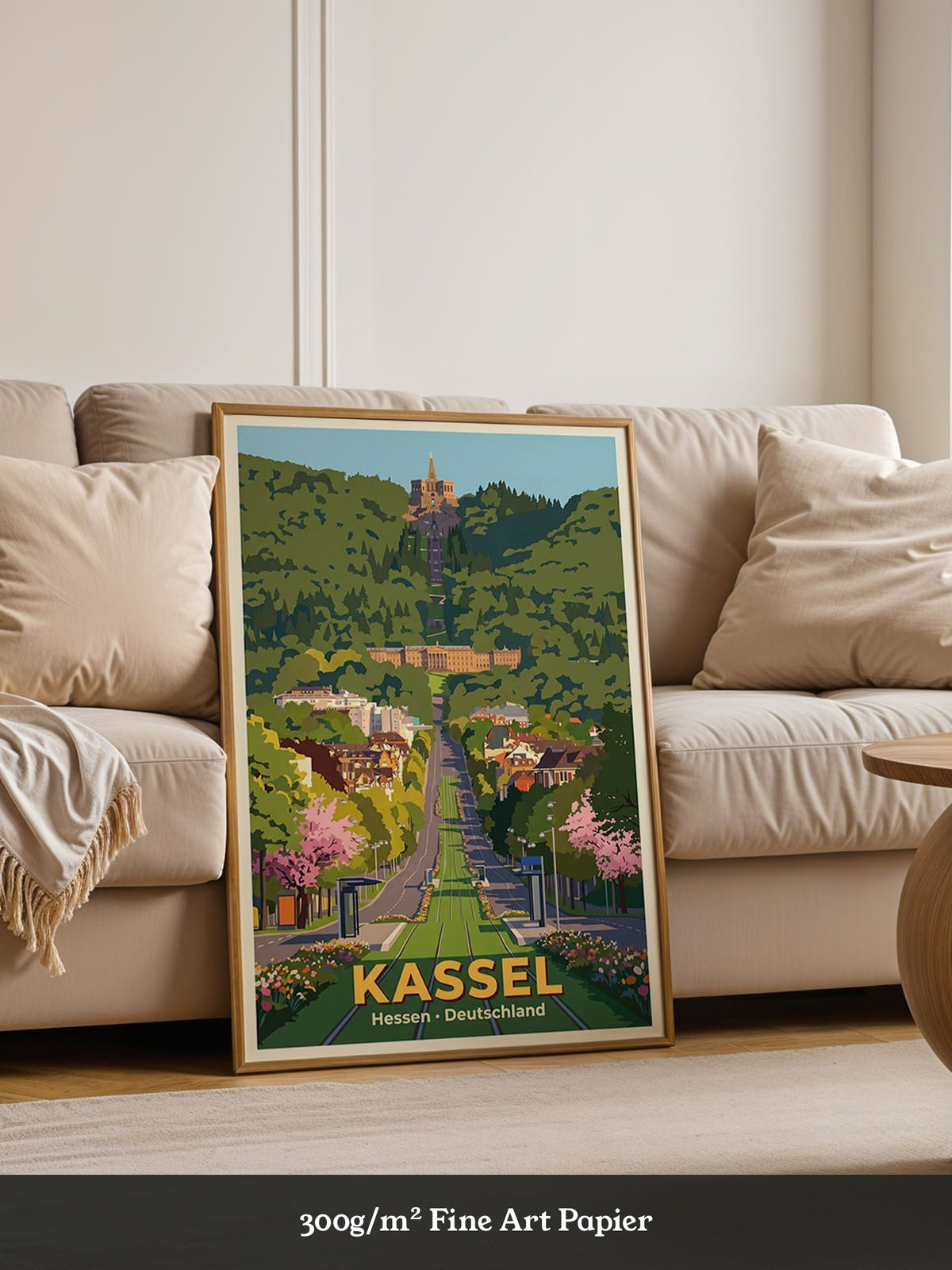 Kassel Schloss Bergpark Illustration