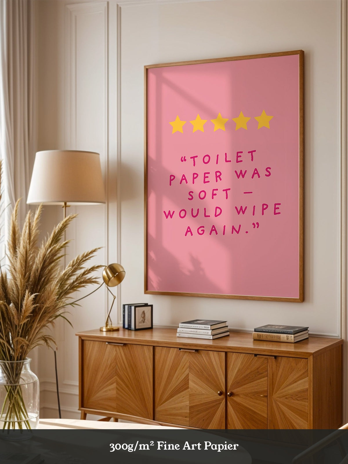 Toilettenpapier Humor Rosa
