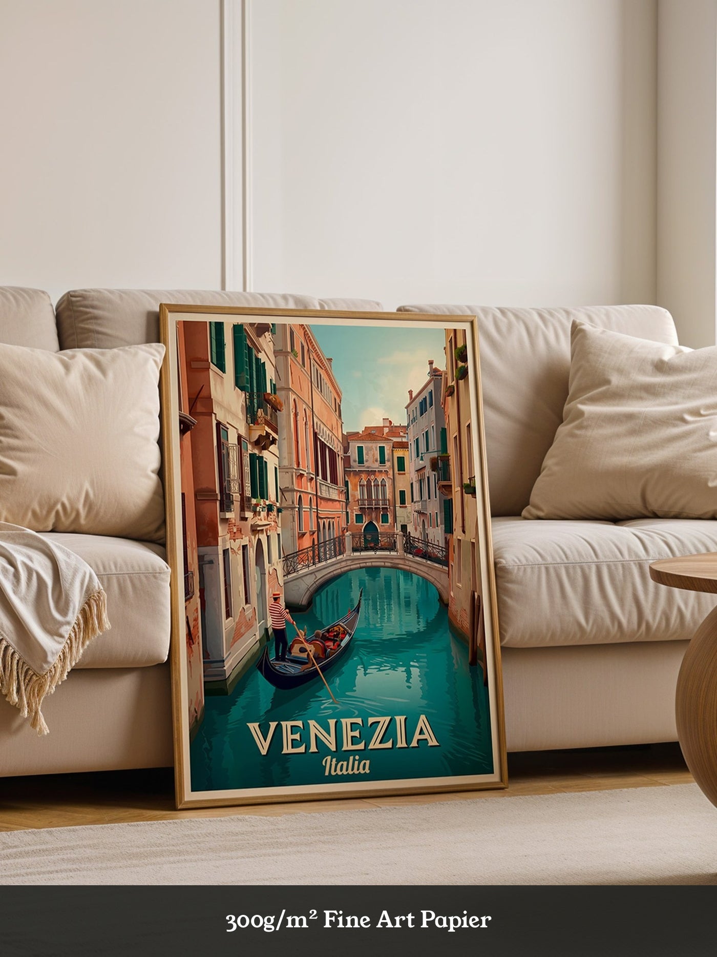Venedig Gondel Kanal Retro
