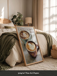 Cappuccino Malerei Pastelltöne