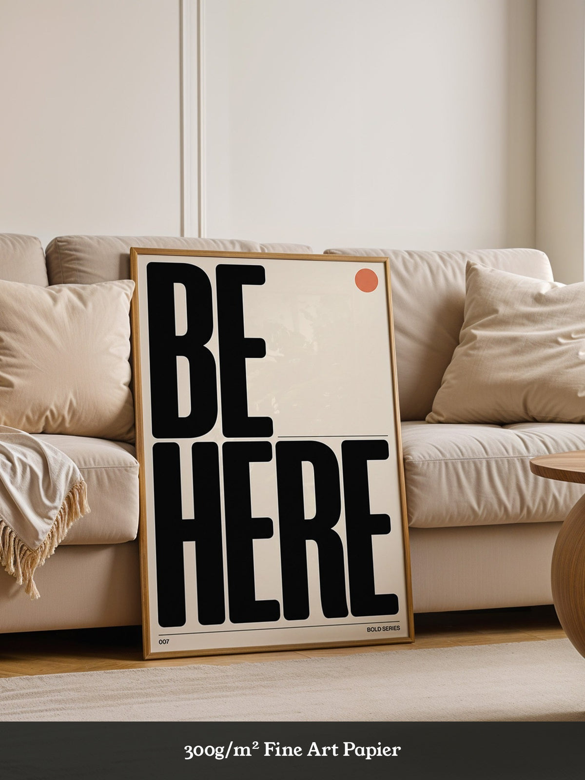 BE Hier minimalistischer Stil