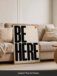 BE Hier minimalistischer Stil