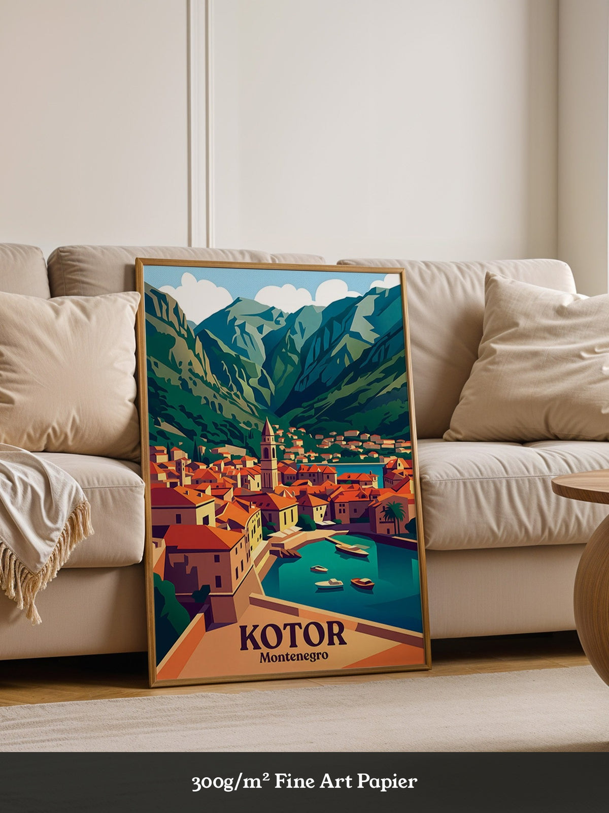 Kotor Altstadt Pastellfarben