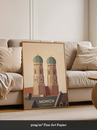 Frauenkirche München Pastellkunst