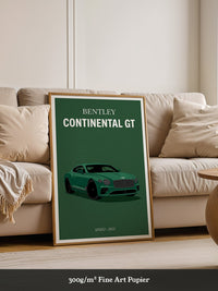 Bentley Coupé Grün Frontansicht