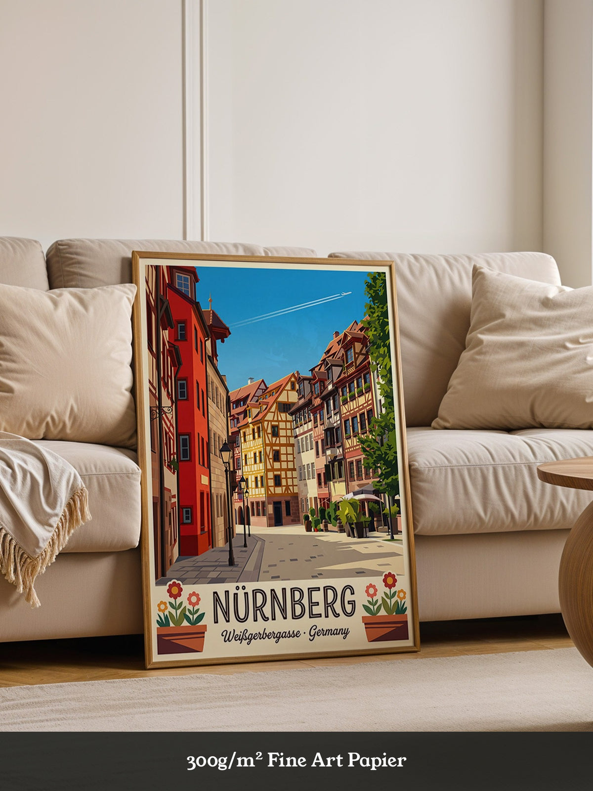 Nürnberg Altstadt Fachwerkhäuser
