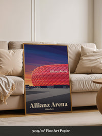 Allianz Arena Rot Stimmungsvoll