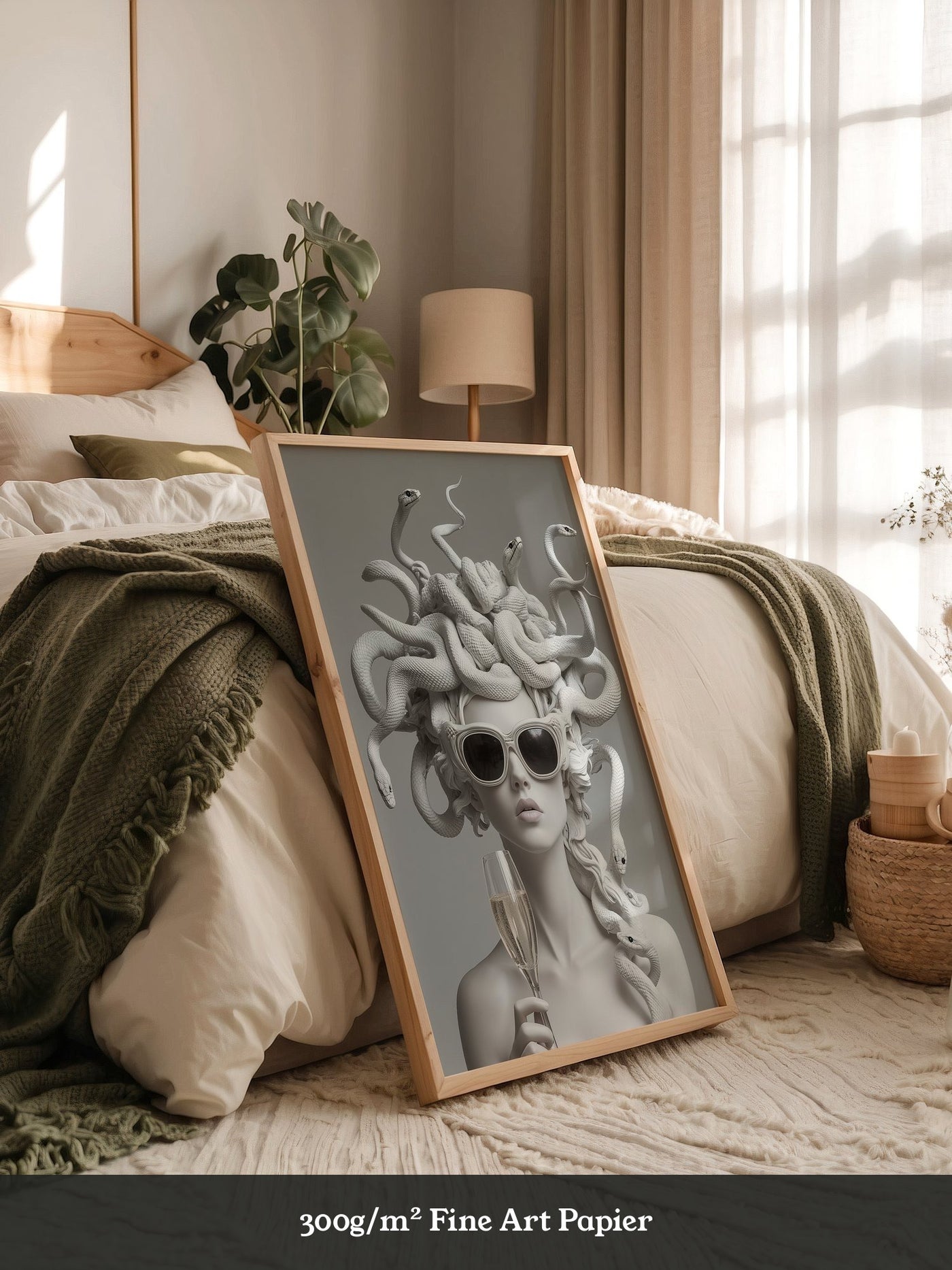 Medusa Skulptur Chic Sonnenbrille