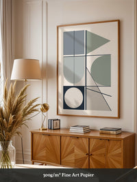Geometrische Formen Pastelltöne