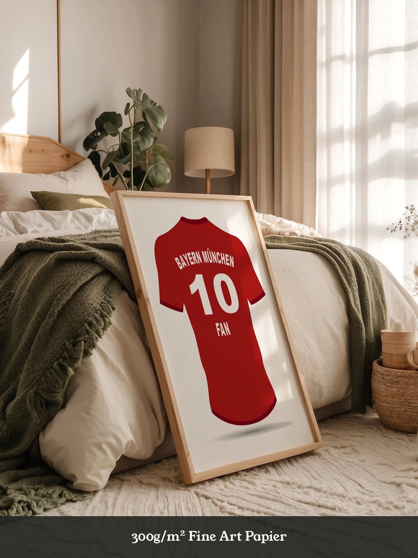 Bayern Trikot Rot Rückansicht