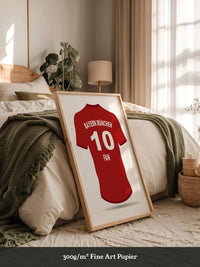 Bayern Trikot Rot Rückansicht