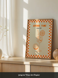 Aperol Spritz Illustration Retro