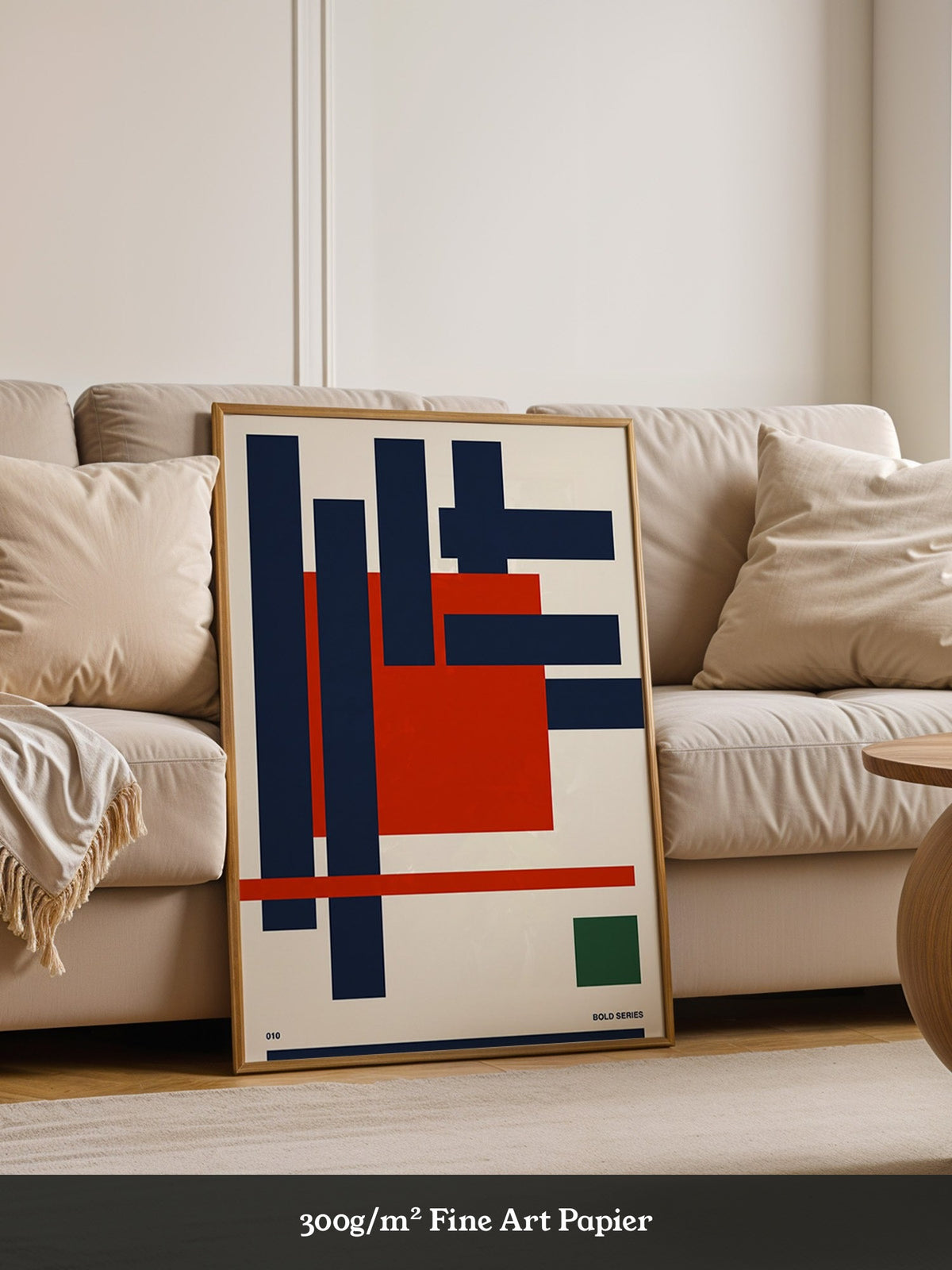 Geometrische Formen Rot Blau