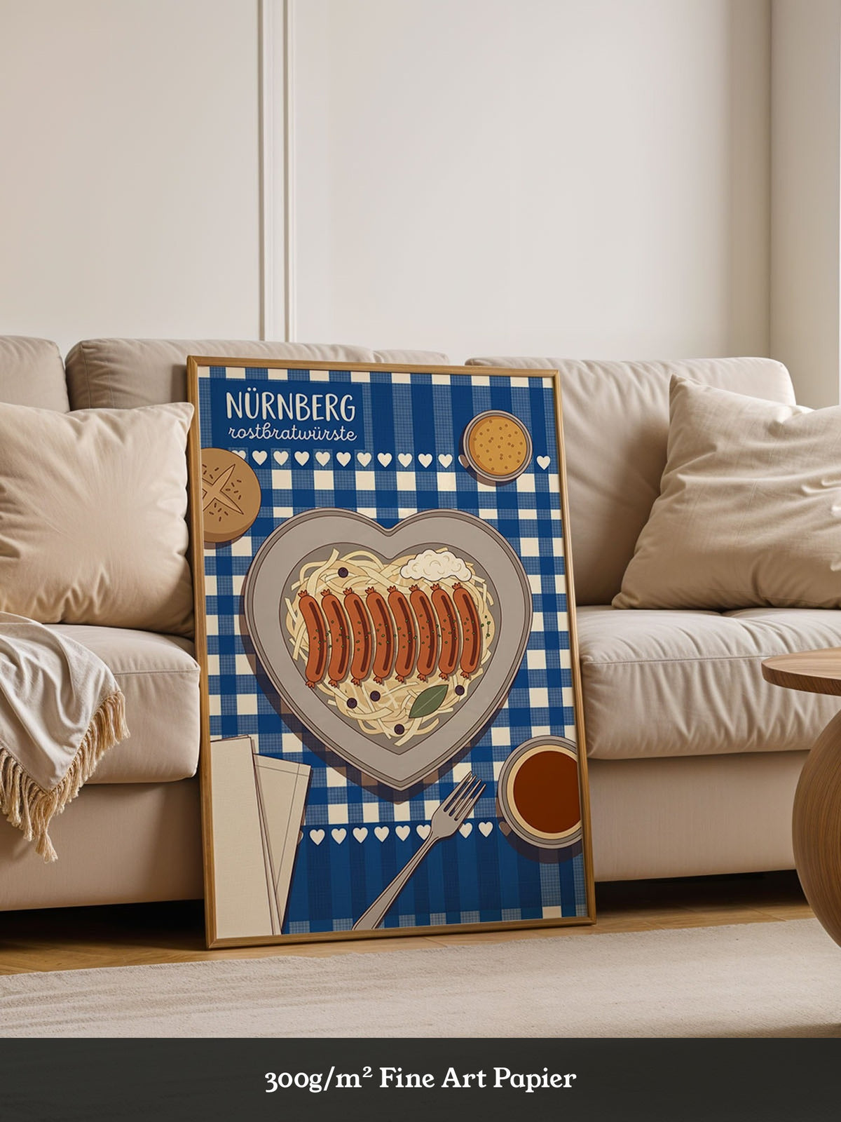 Nürnberg Rostbratwurst Herz