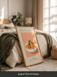 Spaghetti Bolognese Pastellfarben