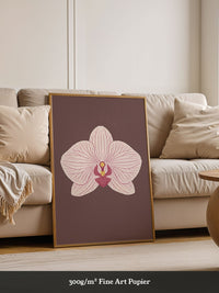 Orchidee Blüte Rosa Illustration