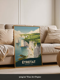 Étretat Küste Pastell Strände