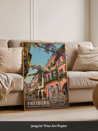 Freiburg Altstadt Fahrrad