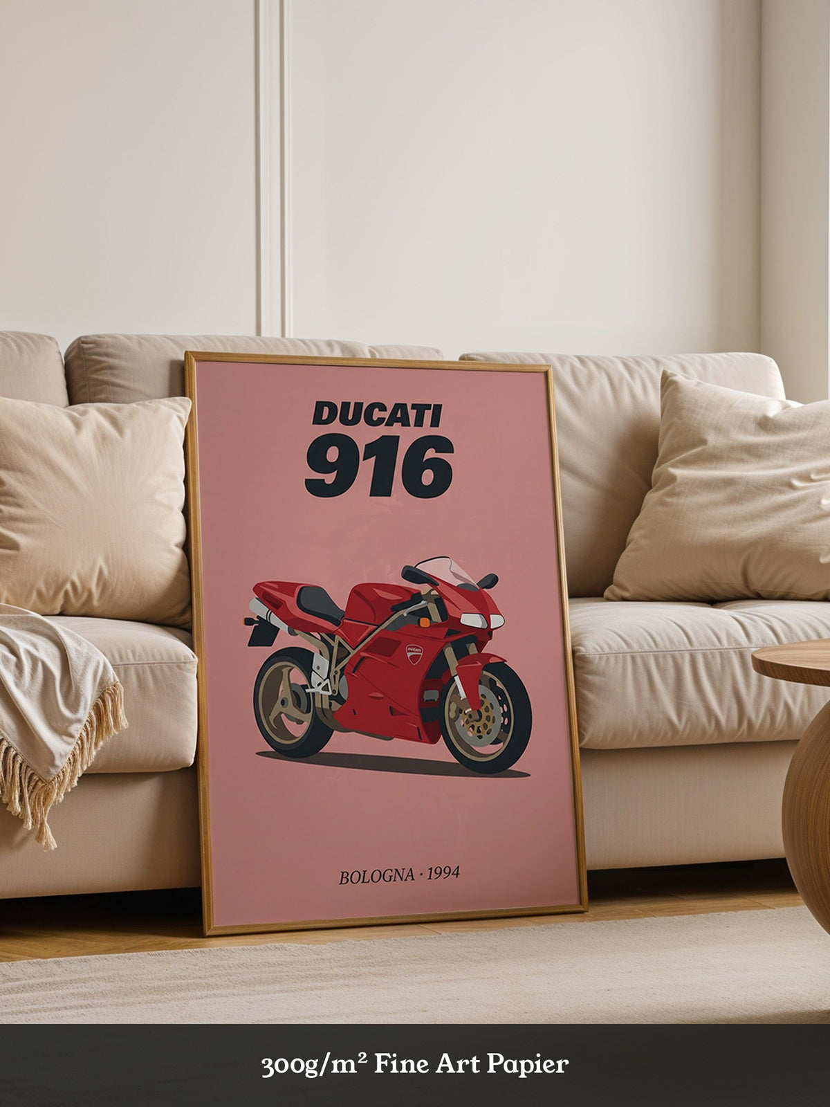 Ducati Motorrad Rot Retrostil