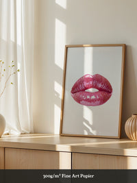 Glitzernde Lippen Hochglanz